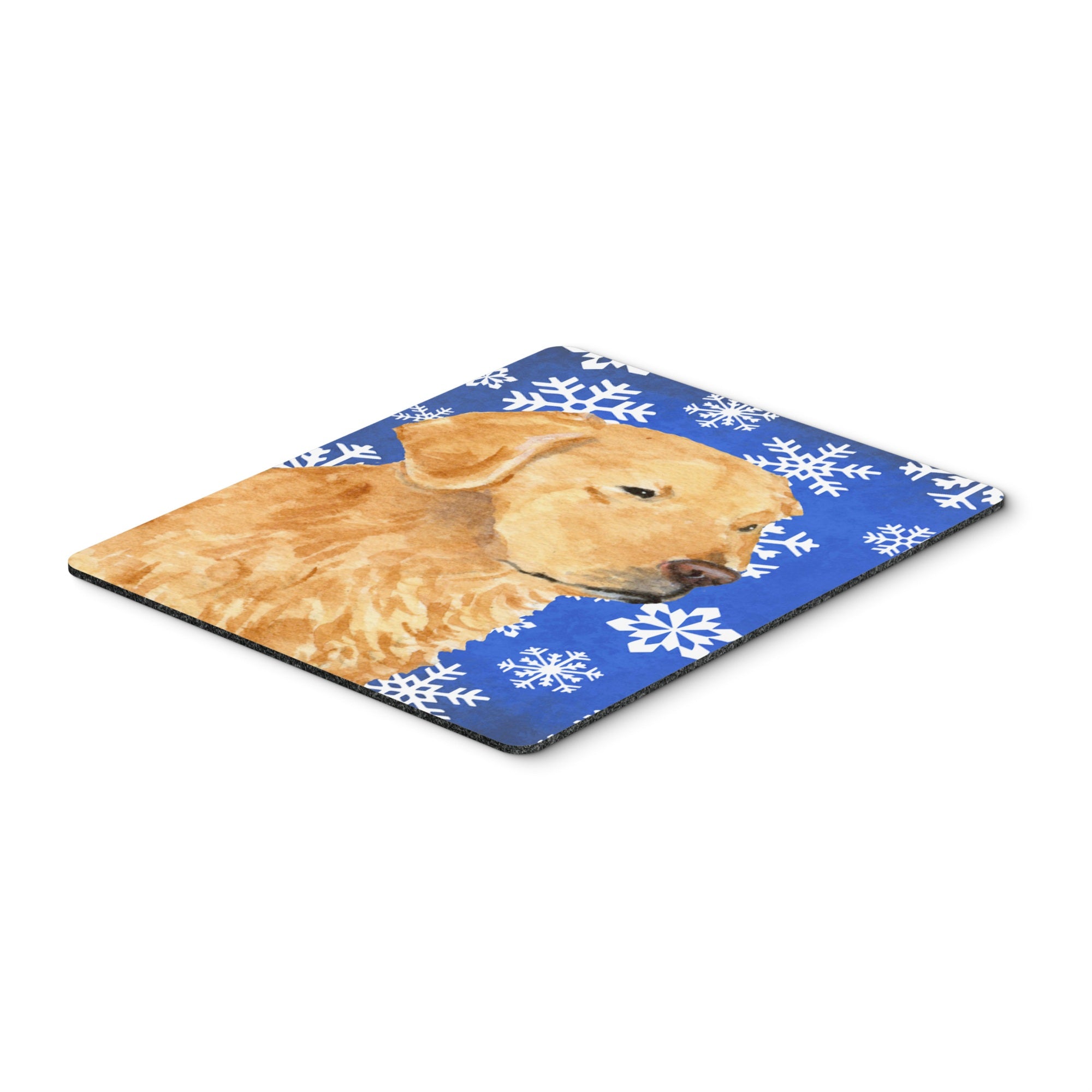  inchCarolines Treasures Mouse/Hot Pad/Trivet, Golden Retriever Winter Snowflakes Holiday (SS4614MP) inch