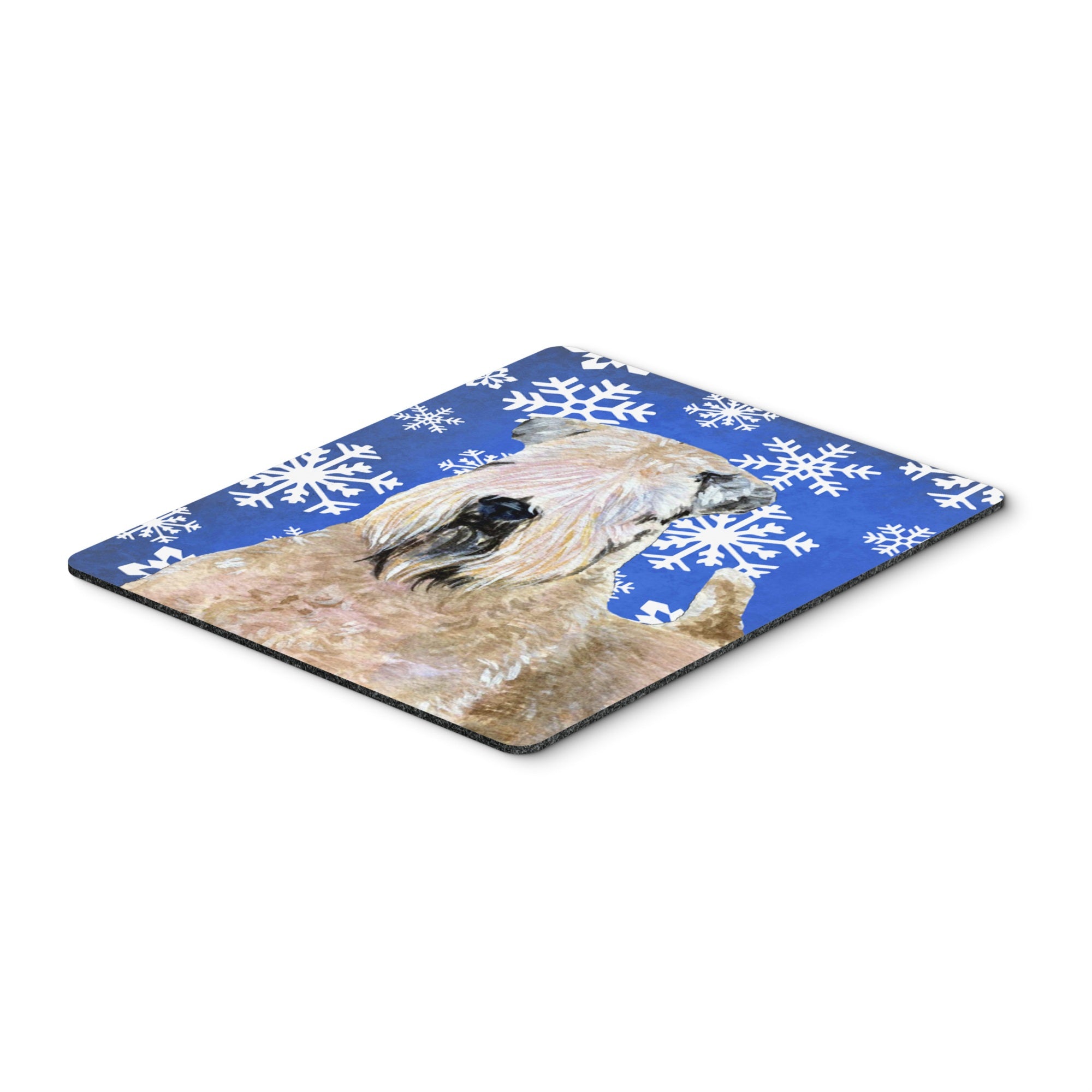 Carolines Treasures Wheaten Terrier Soft Coated Winter Snowflakes Mouse Pad/Hot Pad/Trivet (SS4631MP)