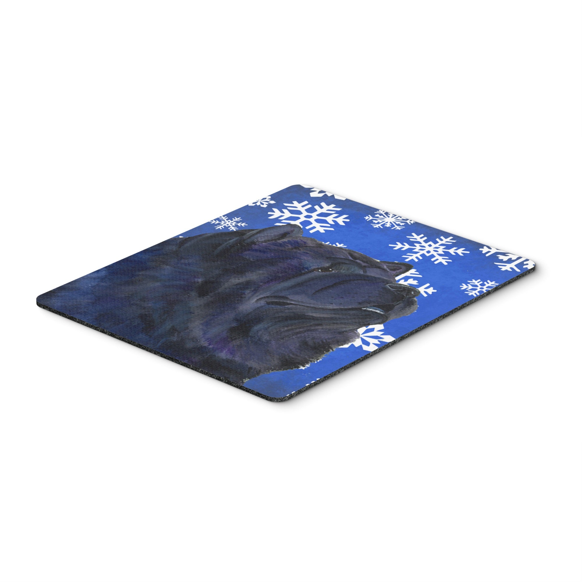 Carolines Treasures Chow Chow Winter Snowflakes Holiday Mouse Pad/Hot Pad/Trivet (SS4639MP)
