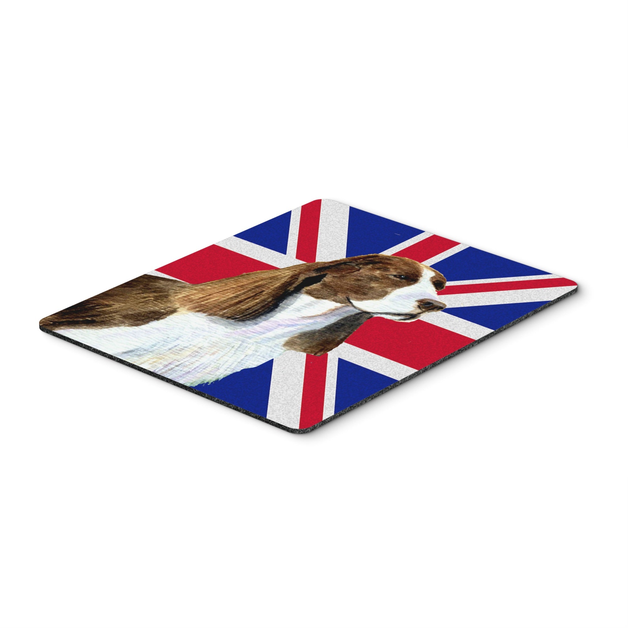 Carolines Treasures Springer Spaniel with English Union Jack British Flag Mouse Pad/Trivet (SS4955MP)