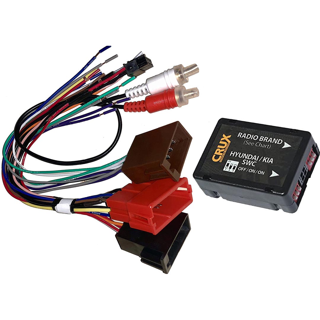 Crux Radio Replacement With Swc Retention For Select '07   '14 Hyundai/Kia Vehicles