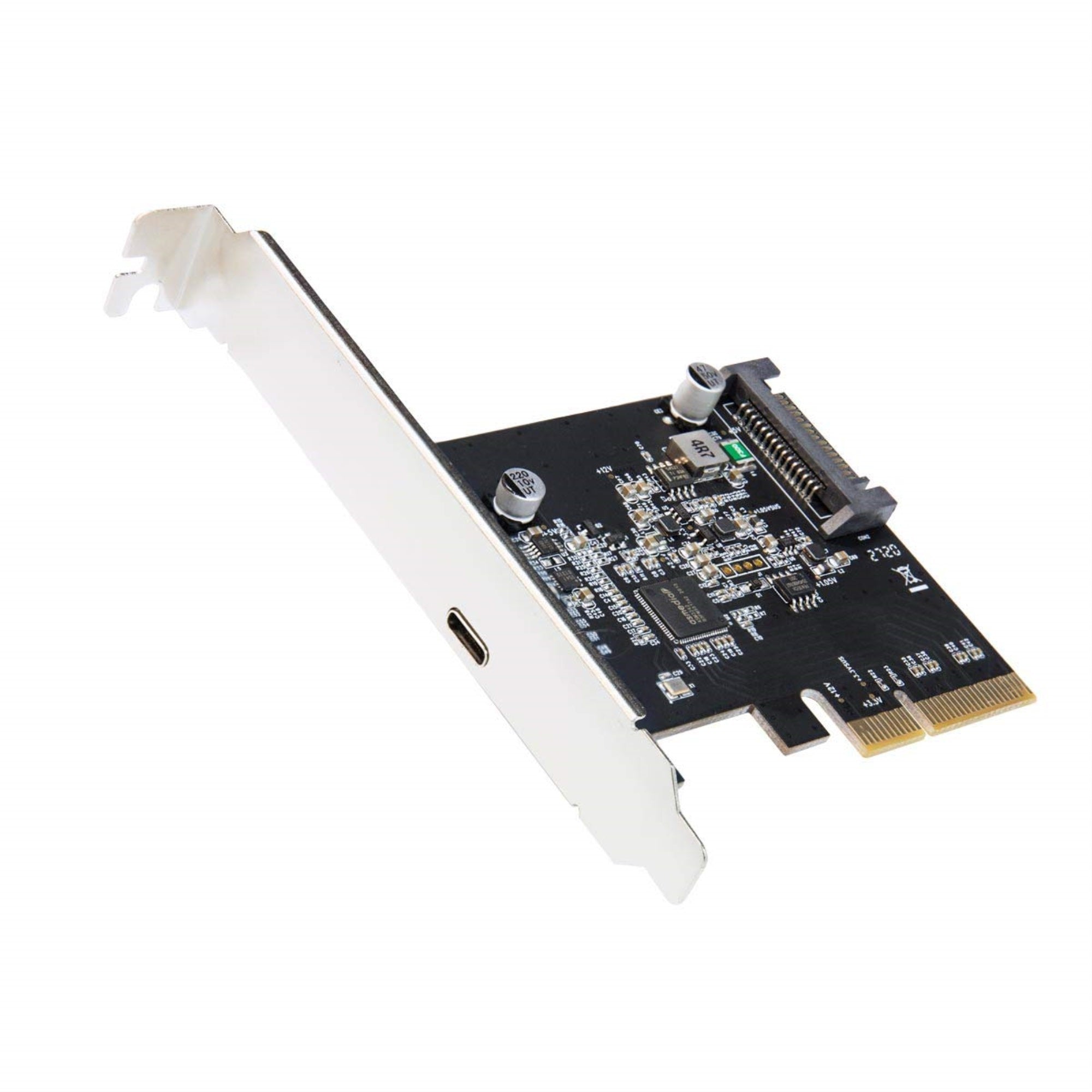 IO CREST USBC 3.2 Gen 2x2 TypeC 20 Gbps PCIe Gen 3 x4 Expansion Card SATA Powered ASMedia ASM3242