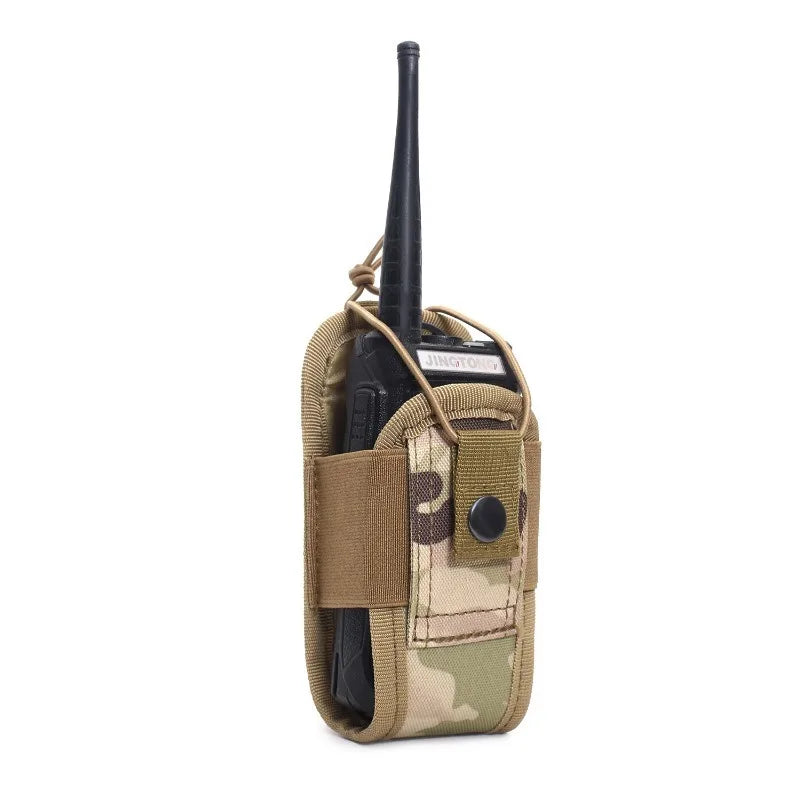 Portable Outdoor Hunting Sports Waist Bag Interphone Holster Tactical Walkie Talkie Carry Bag Radio Pouch Holder Pocket DJJPJ01