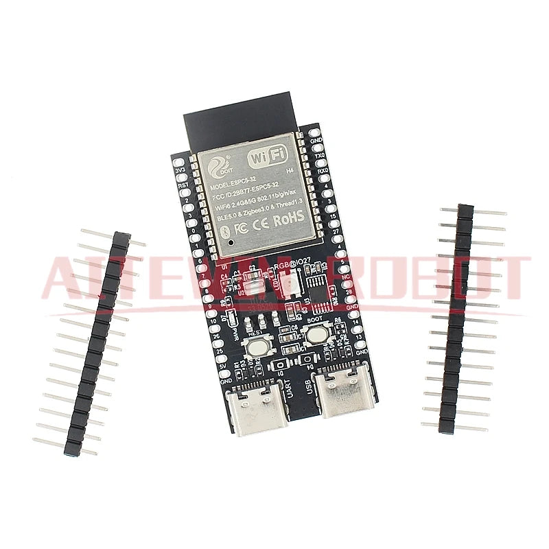 ESP32-C5-DevKitC-1 Development Board Dual-frequency 2.4G 5GHz WiFi Module with Pin N4 4MB Flash WIFI 6 CH340 30PIN ESP32 C5