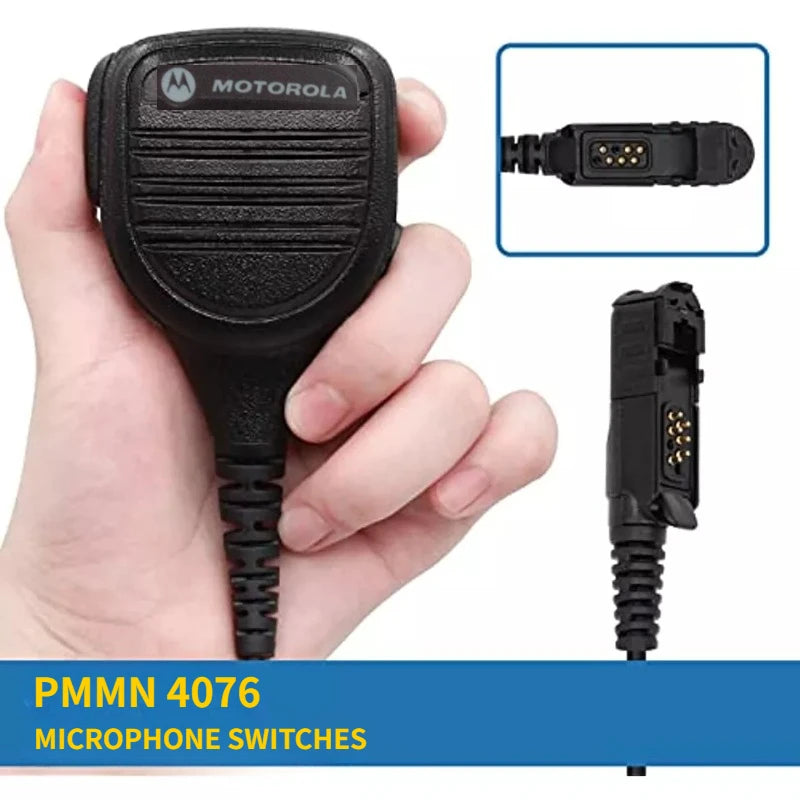 PMMN4076 PMMN4076A Remote Speaker Microphone with 3.5mm Audio Jack for Motorola XPR3000 XPR3500 XPR3300e XPR3500e DEP550 Radio