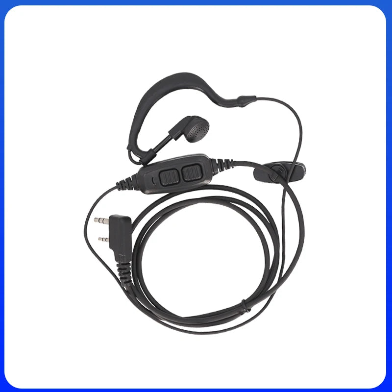 Baofeng UV-82 Dual PTT Earpiece Original for UV-8D UV-82HP UV-25L Walkie Talkie Headset UV-18 UV-5RH Headphone Radio Accessories