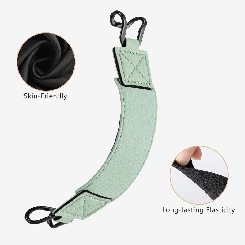 PU Leather EReader Hand Strap Holder Anti-Drop Secure Grip Strap for E-Book Reader Tablet Protective Case Adjustable Palm Strap