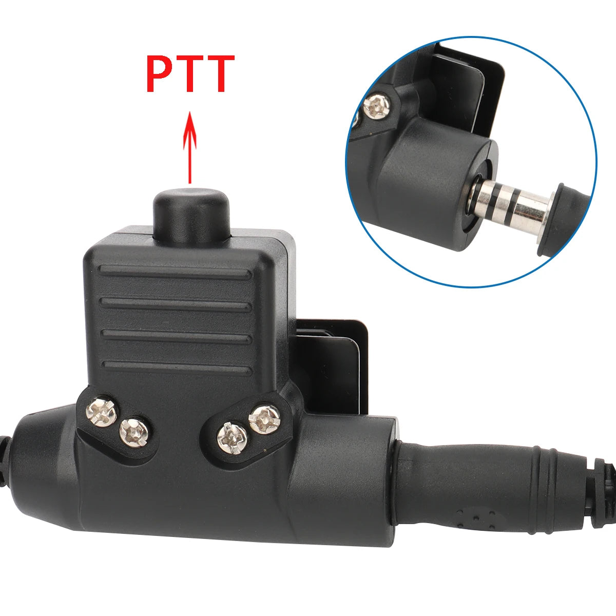 Baofeng Airsoft Tactical Headset U94 PTT with Button for Baofeng UV-5R UV-S9 Plus UV-21 17  Pro 2Pin Radio