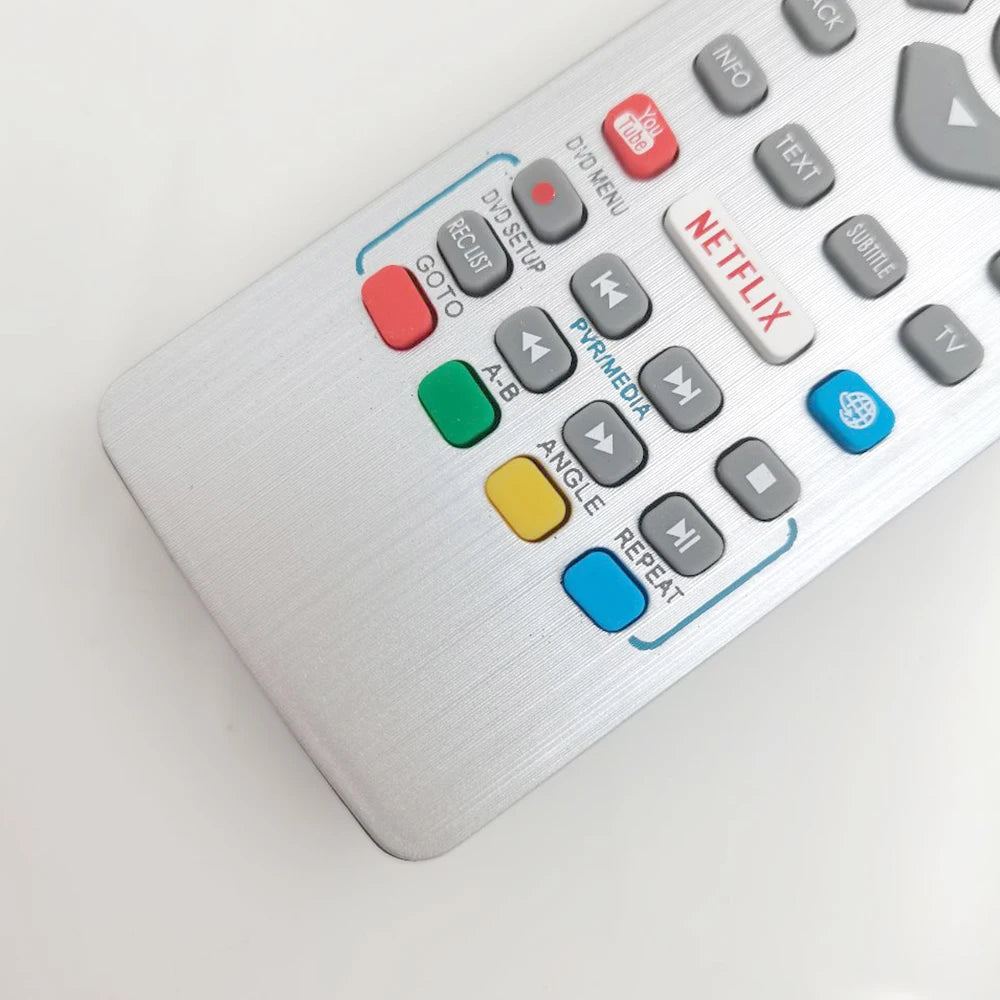Replacement IR Remote for Sharp Aquos TVs - Model SHWRMC0115, SHWRMC0121, DH-2086, DH-2087 (Multi-Device Control