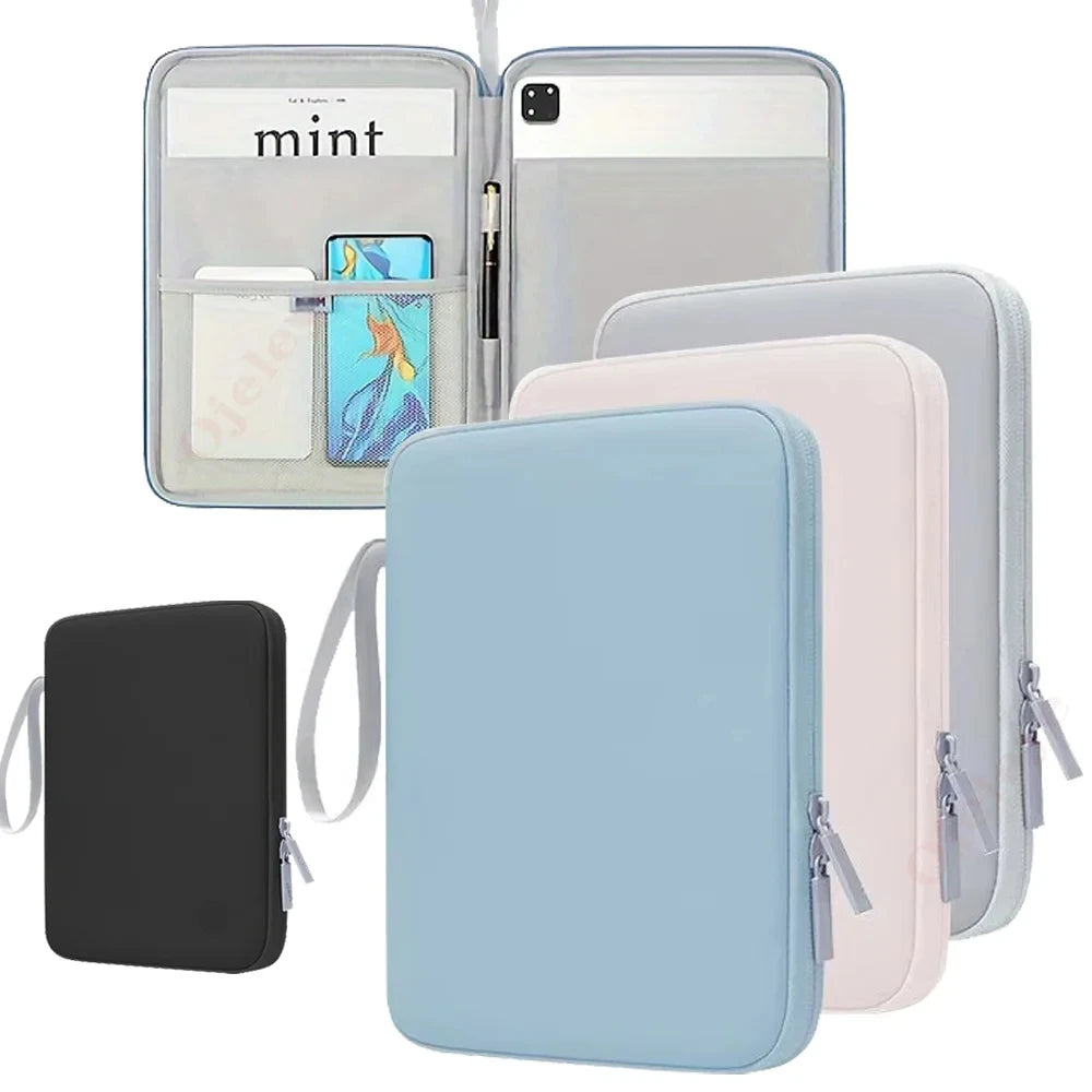 Tablet Sleeve Bag For iPad Pro 12 9 11 13 Inch Pouch iPad 10th 9th 8th 7th Generation Air 5 4 3 2021 2022 Waterproof Tablet Bag
