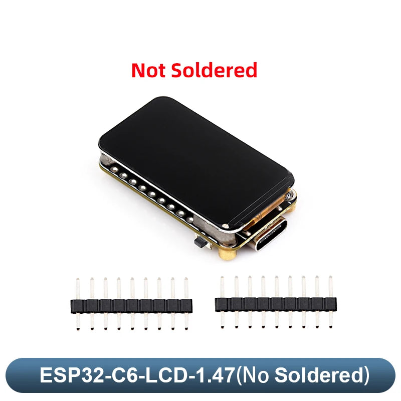 ESP32-C6 IoT Development Board Module LCD 1.47" Screen 2.4GHz WiFi6 & BlE 5.0,for Arduino IoT Intelligent system