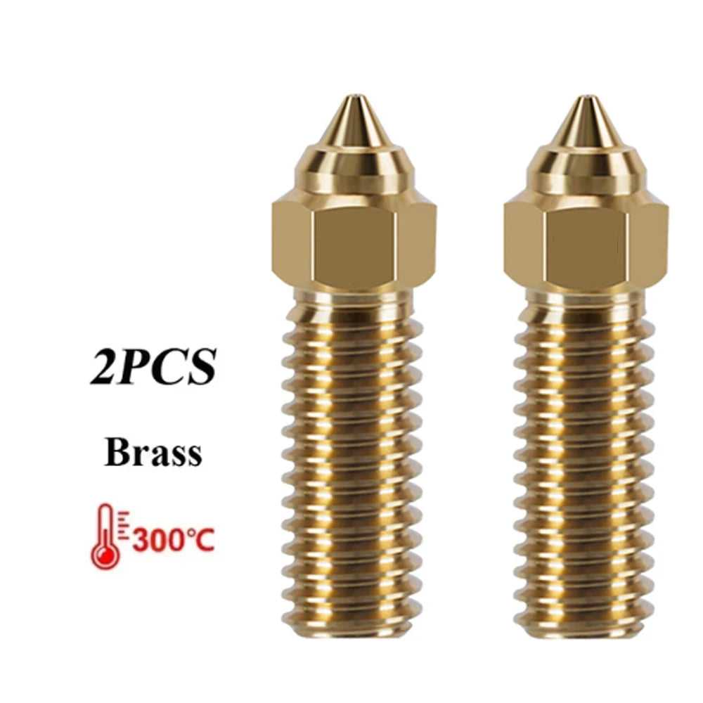 Nozzle For Creality K1 Max Ender 3 V3 KE CR-M4 Bimetal Plated Copper Hard Steel Brass For Vyper Kobra Sovol SV06 Plus/SV07
