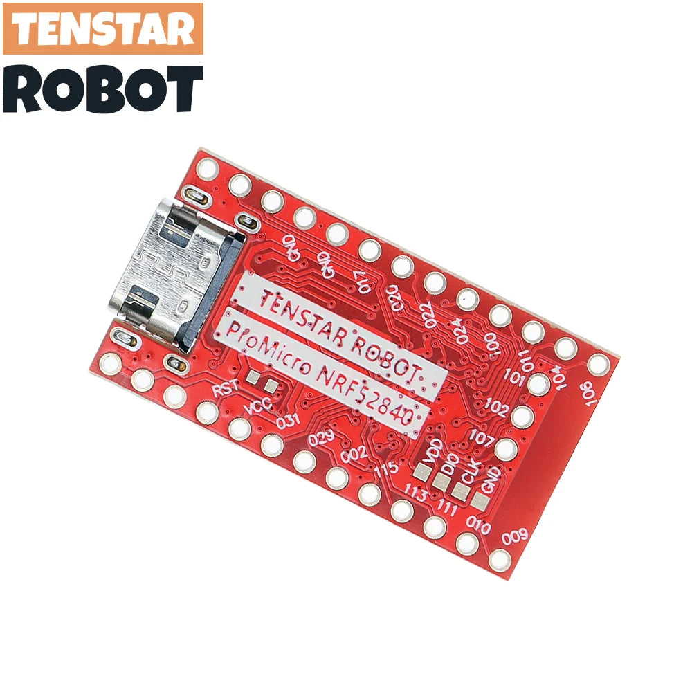 TENSTAR 2pcs NRF52840 Development Board Compatible With Nice!Nano V2.0 Bluetooth Split keyboard Pro Micro Red Board