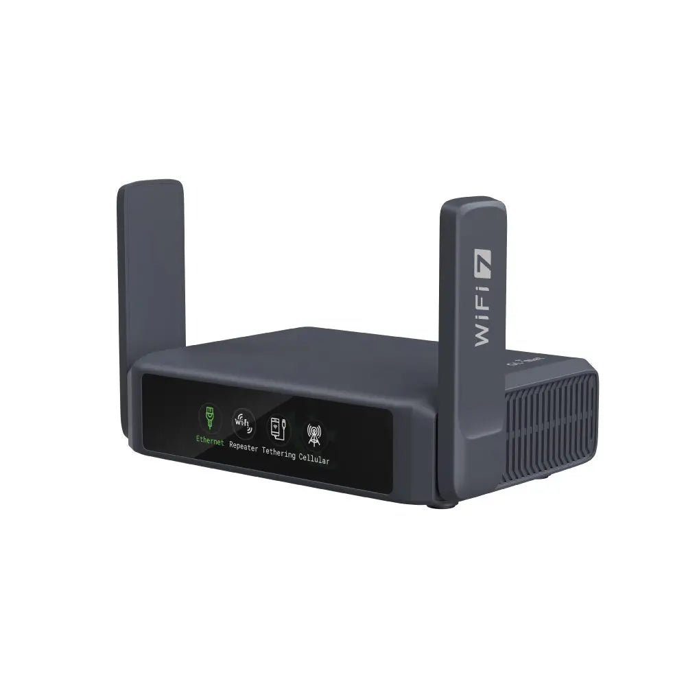 GL.iNet GL-BE3600 (Slate 7) Wi-Fi 7 Travel Router Dual-band Portable Travel Router, Pocket WiFi 7, 2.5G Router, Portable VPN Routers WiFi for Travel, Public Computer Routers, Business Trip, Mobile/RV/Cruise/Plane ﻿