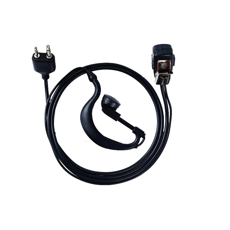 Ptt Mic Oortelefoon Headset Oortelefoon Microfoon Voor Midland GXT650 GXT550 G10 G9 G7 G5 G6 M24 M48 GXT1000 GXT1050 Radio