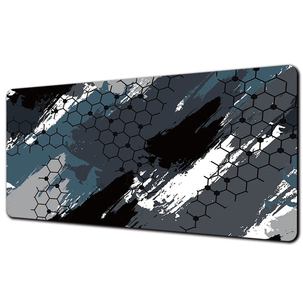 XXL Computer Gaming Locking Edge Mice Pad Keyboard Table Mat Geometric Art Large Gaming Desk Pad Pc Gamer Big Size Mousepad Gift