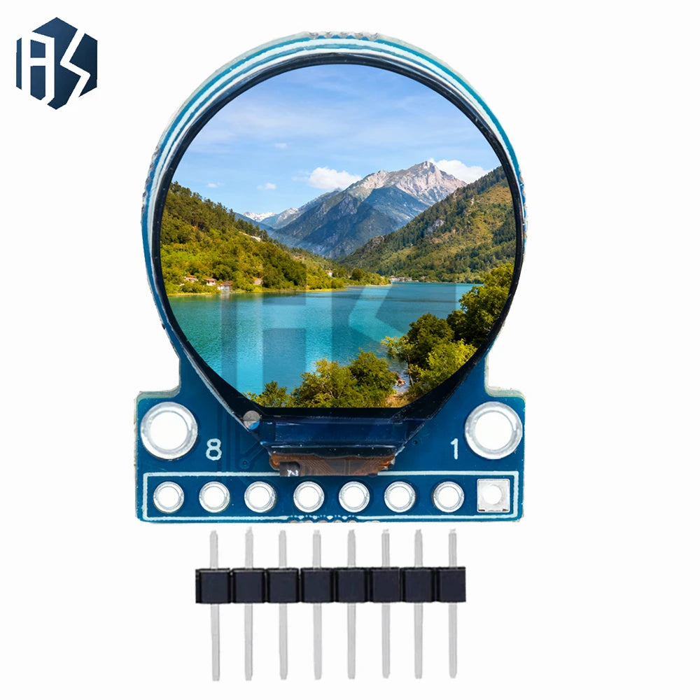 TFT Display 0.71 Inch TFT LCD Display Module Round RGB 160*160 GC9A01 Driver 8PIN SPI Interface 160x160 PCB For Arduino