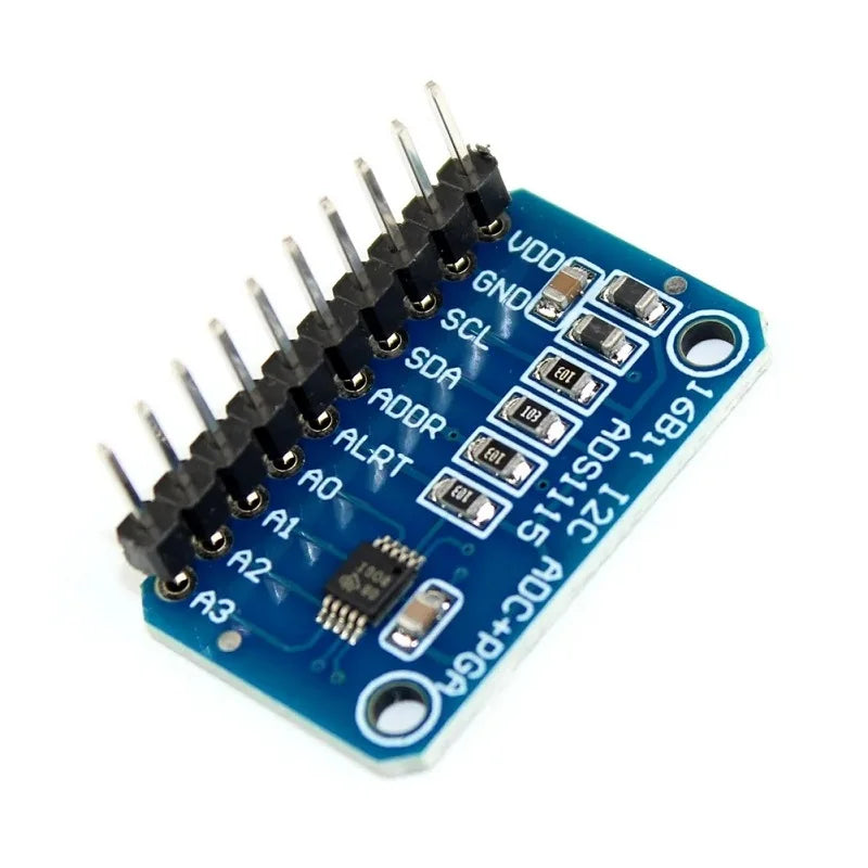 ADS1115 Ultra Small 16 Bit Precision Analog-to-digital Converter ADC Development Board Module 4-channel