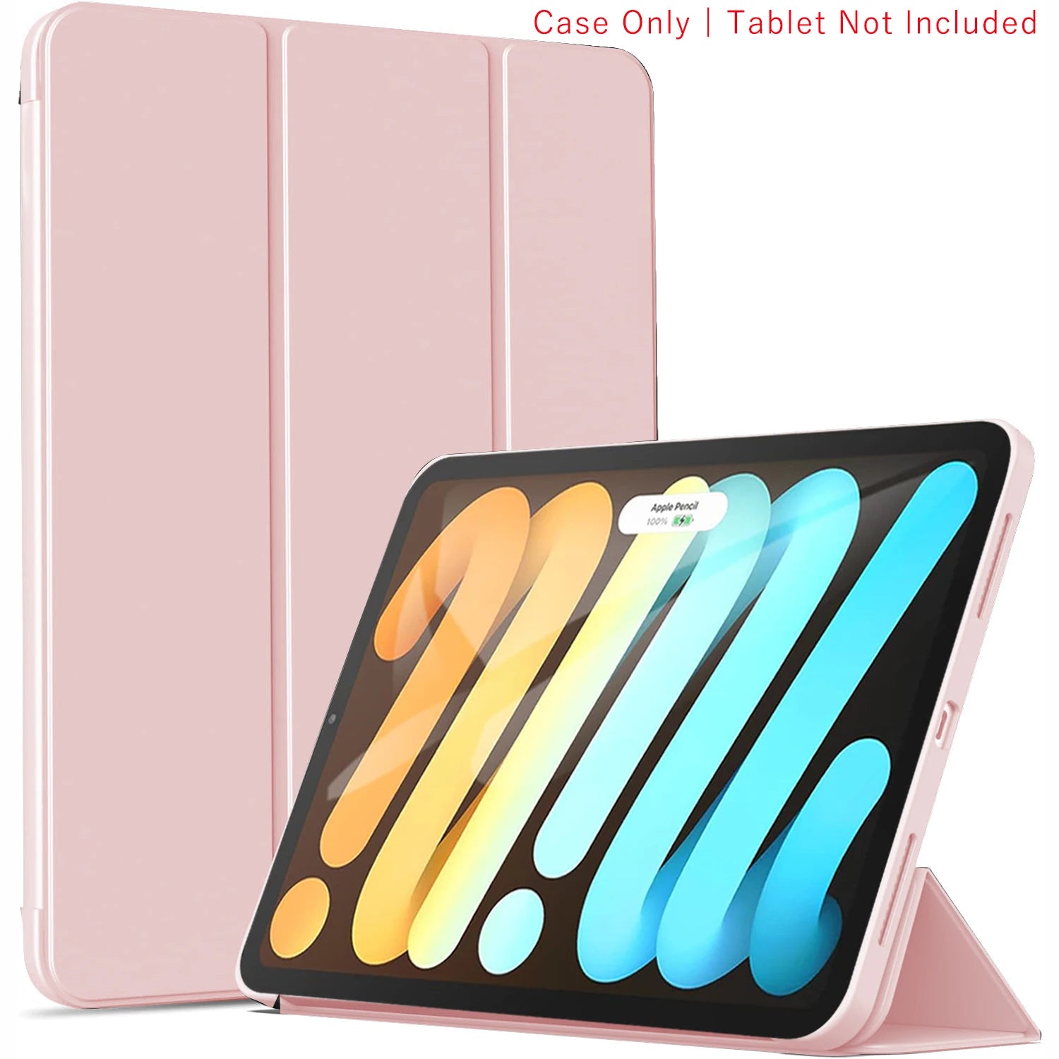 Tri-fold Flip Case For iPad Mini 6 7 (A17 Pro) 8.3'' 2024 2021 A2568 A2995/A2996 AMagnetic Stand PU Leather Protective Cover