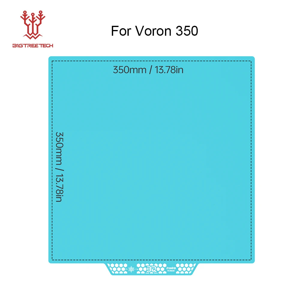 BIQU Panda Build Plate CryoGrip Pro Coating No Clog Spring Steel Double-sided for BambuLab X2D Voron Kobra Ender K1 3D Printer