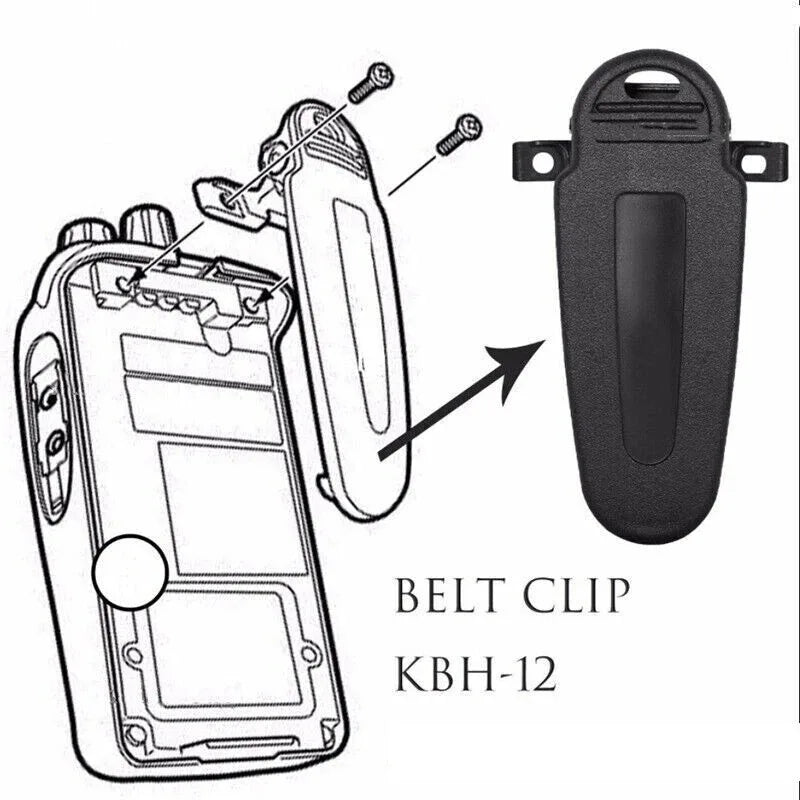 10PCS Kenwood KBH-12 Battery Belt Clip for TK3160 TK2160 TK3140 TK2140 TK3170 TK2170 TK3148 TK3178 TK3360 TK2360 Walkie Talkie