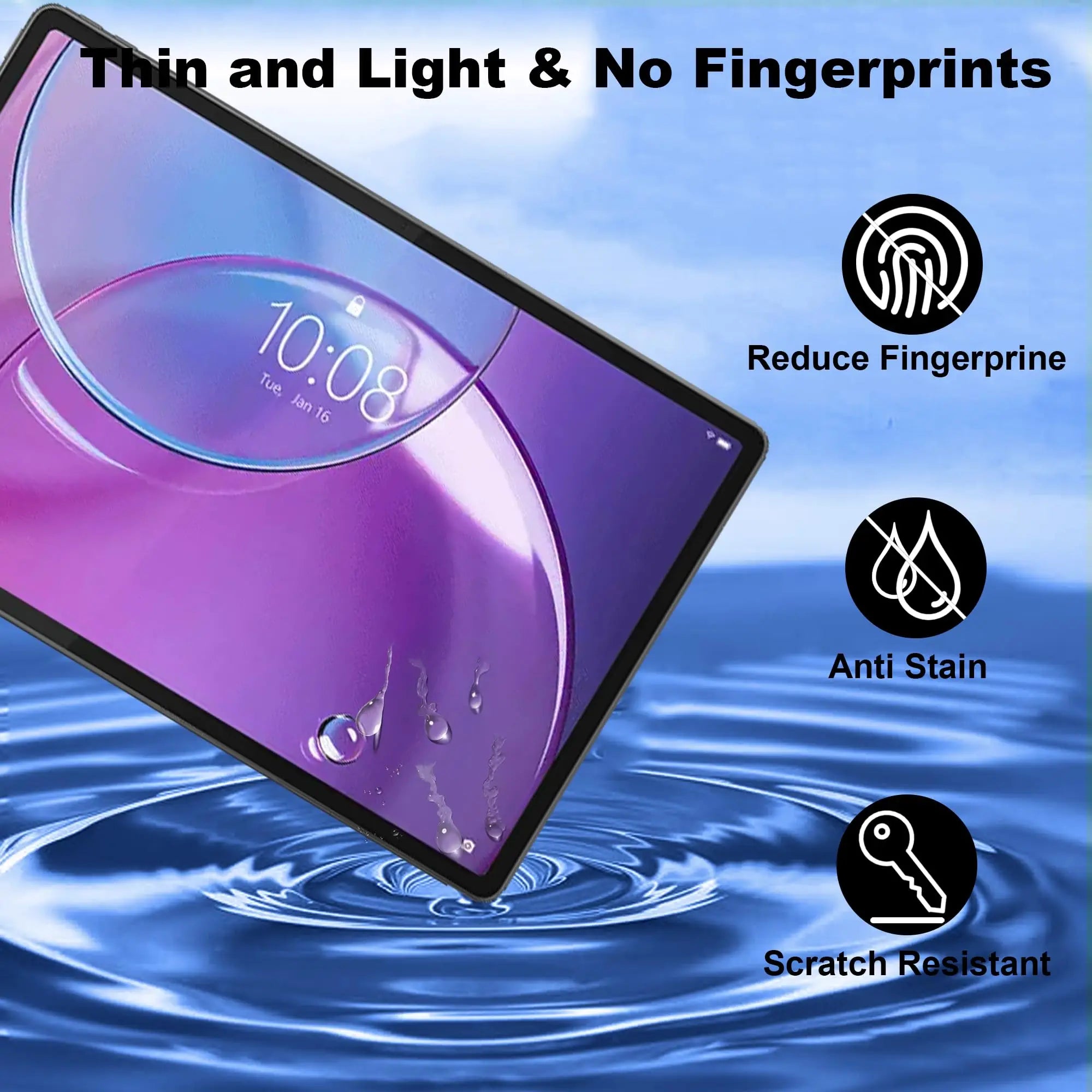 Tempered Film for Lenovo Xiaoxin Pad Pro (13 inch) 2026 TB376FC HD Clear Anti-Fingerprint Anti-Scratch Tablet Screen Protector