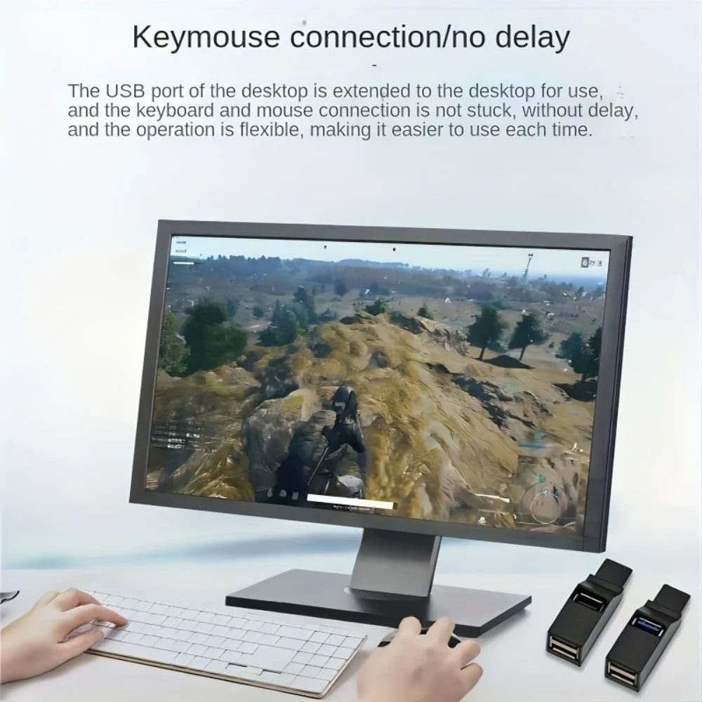 1Pcs USB 3.0 Adapter HUB Mini Splitter Box 1 to 3 Ports High Hi-Speed USB 2.0 Extender  For PC Laptop U Disk Card Reader