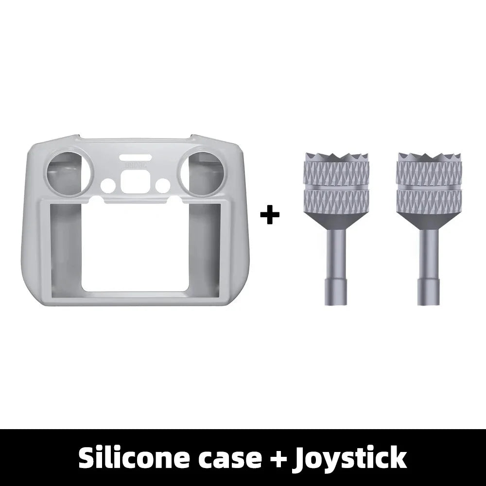 BRDRC Silicone Case for DJI NEO 2/Mini 5 Pro/Air 3S Drone RC 2 Sleeve Scratch Proof Protection Cover Remote Control Accessory