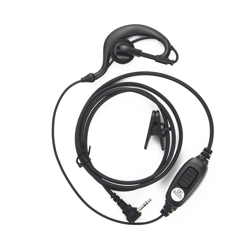 Tlkr T80 Walkie Talkie, G Shape Earhook, 1pin Earpiece, Headset, Headphone for Motorola Talkabout Radio, 2Pcs