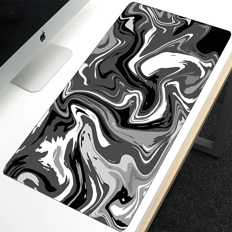 Anime Mouse Pad Large Gaming Desk Mat Extended Non-Slip Rubber Base Stitched Edge Keyboard Mat Kawaii Mousepad for Laptop Gamer