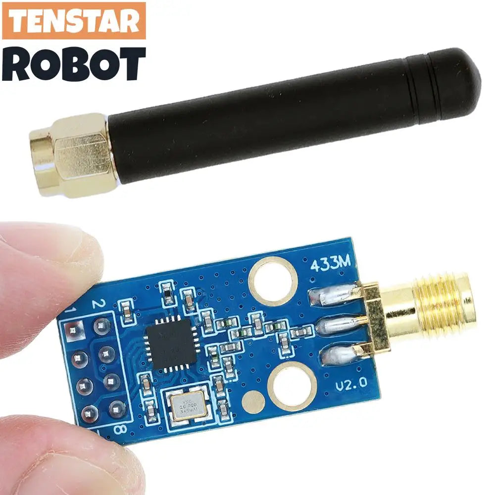 TENSTAR CC1101 433MHz Wireless Module With SMA 50cm Antenna Wireless Transceiver Module