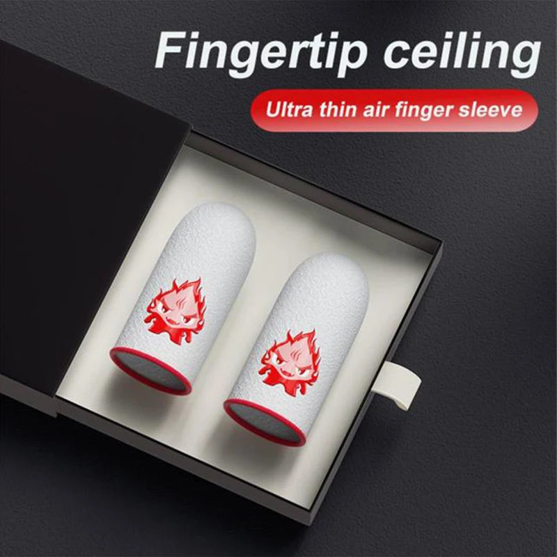 Moble Game Finger Sleeve for PUBG Game Breathable Thumb Gloves Controller Touch Screen Fingertips Anti Slip Gloves Finger Sleeve