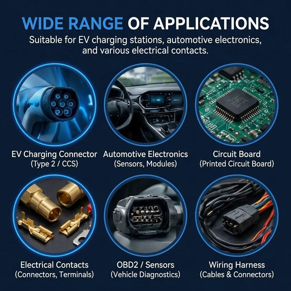 Electronic Cleaner Spray for Automotive EV Car Charging Gun Electrical Contact Circuit Board Plug Fast Dry Clean with Towel Kits