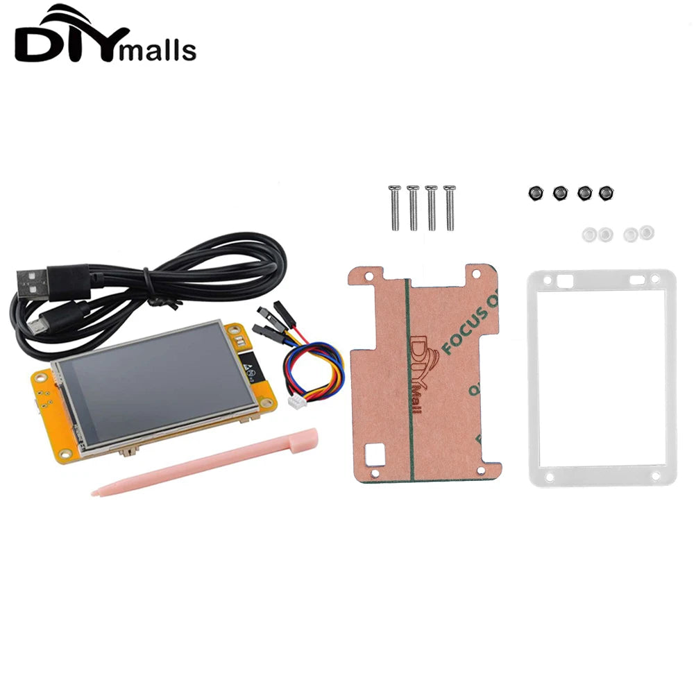 2.8" ESP32-2432S028R ESP32 Display ILI9341 Resistive Touchscreen TFT LCD Module ESP-WROOM-32 Development Board Acrylic Case