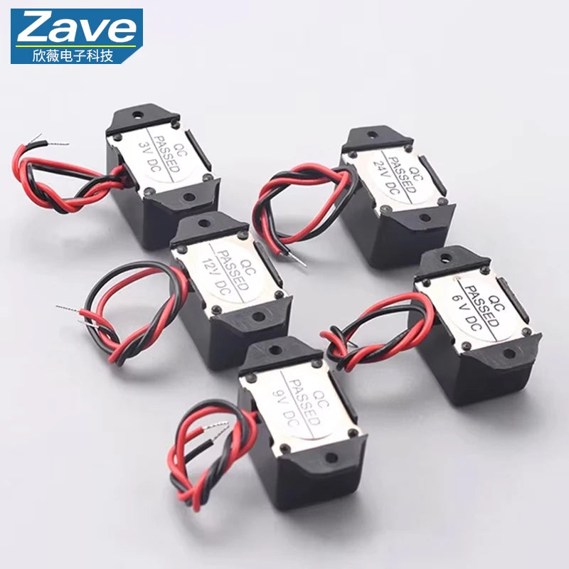 1pcs Alarm Buzzer 2315 DC 3V 6V 9V 12V 24V 90dB Mini Electronic Alarm Buzzer High Decibel Vibration Alarm Sound Line Length 10cm