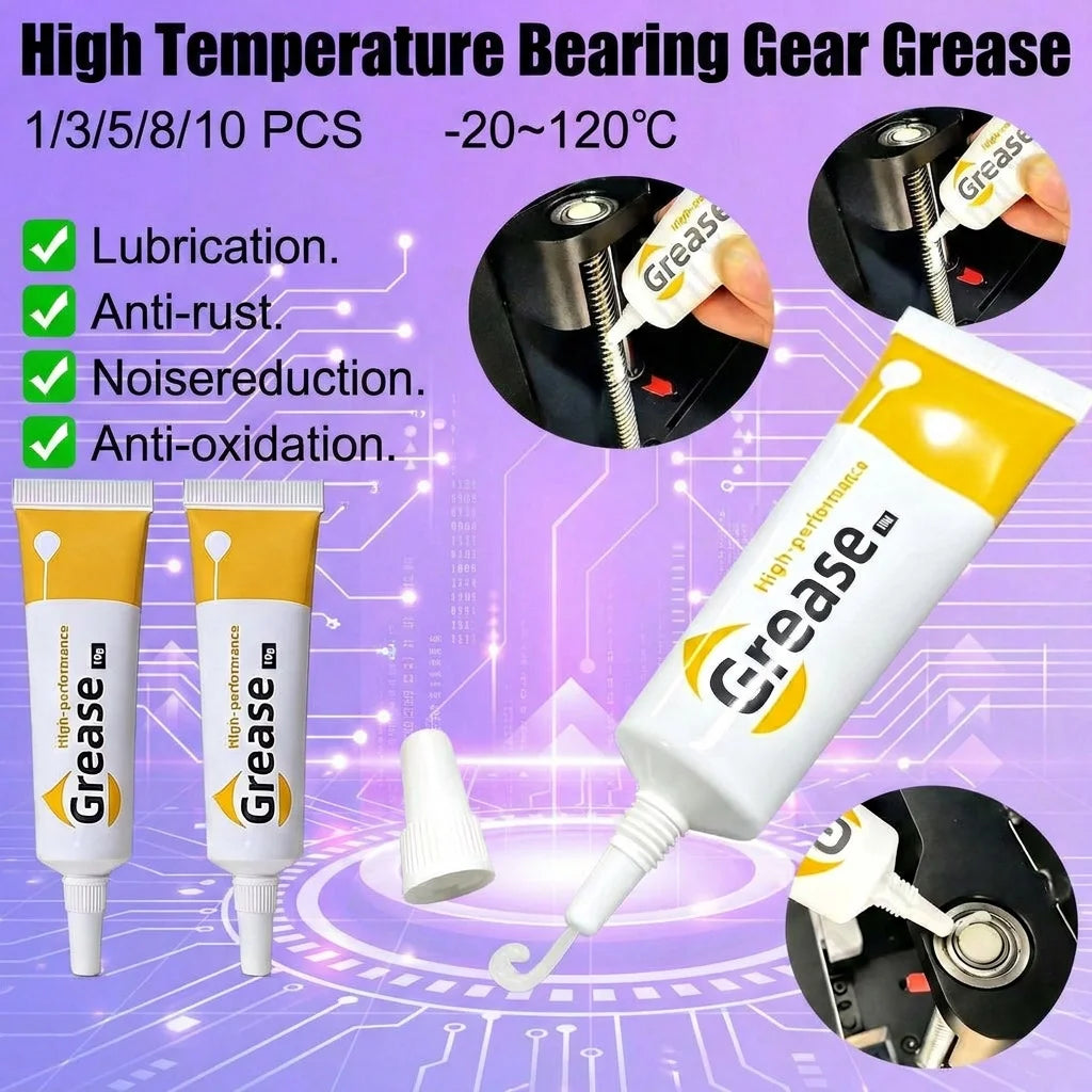 3D Printer Grease High Temperature Lubricant Oil For Bambulab Creality Extruder Gear Bearing Pully Lube 3D Printer Super Grease