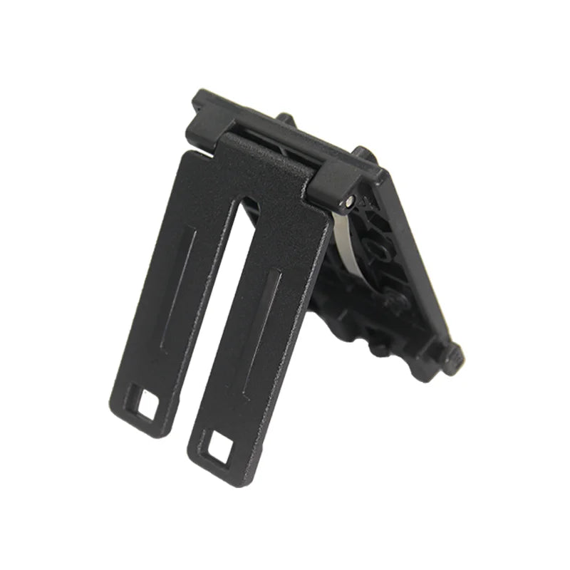 Tactical belt bracket for walkie-talkies, Handset modified with back clip, quick-release MOLLE dual-slot clip-style waist Clamp