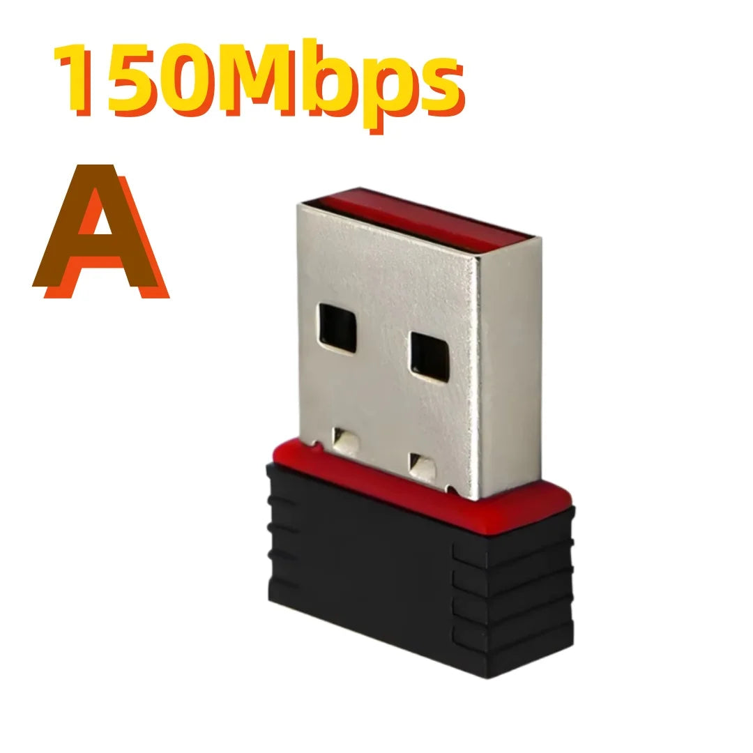 300Mbps USB 2.0 Wireless WiFi Adapter 802.11N Standard WiFi Receiver Dongle Wireless Network Card for DesktopLaptopWindowsSystem