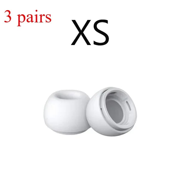 4 Pairs Liquid Silicone Ear Tips for Airpods Pro 1 2 Noise Reduction Pad Earplugs Ear Caps Comes with Cleaning Pen