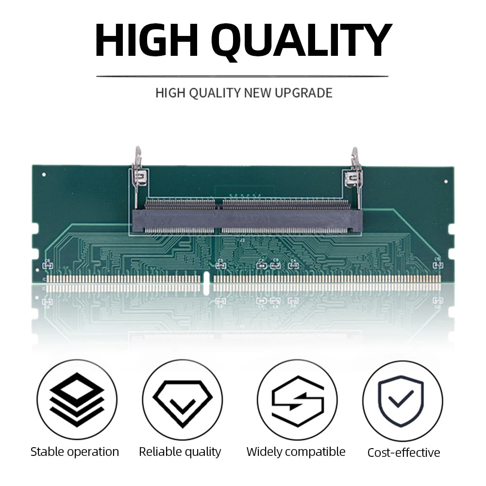 Laptop To Desktop Memory RAM DDR3 DDR4 DDR5 Memory Adapter Connector Card