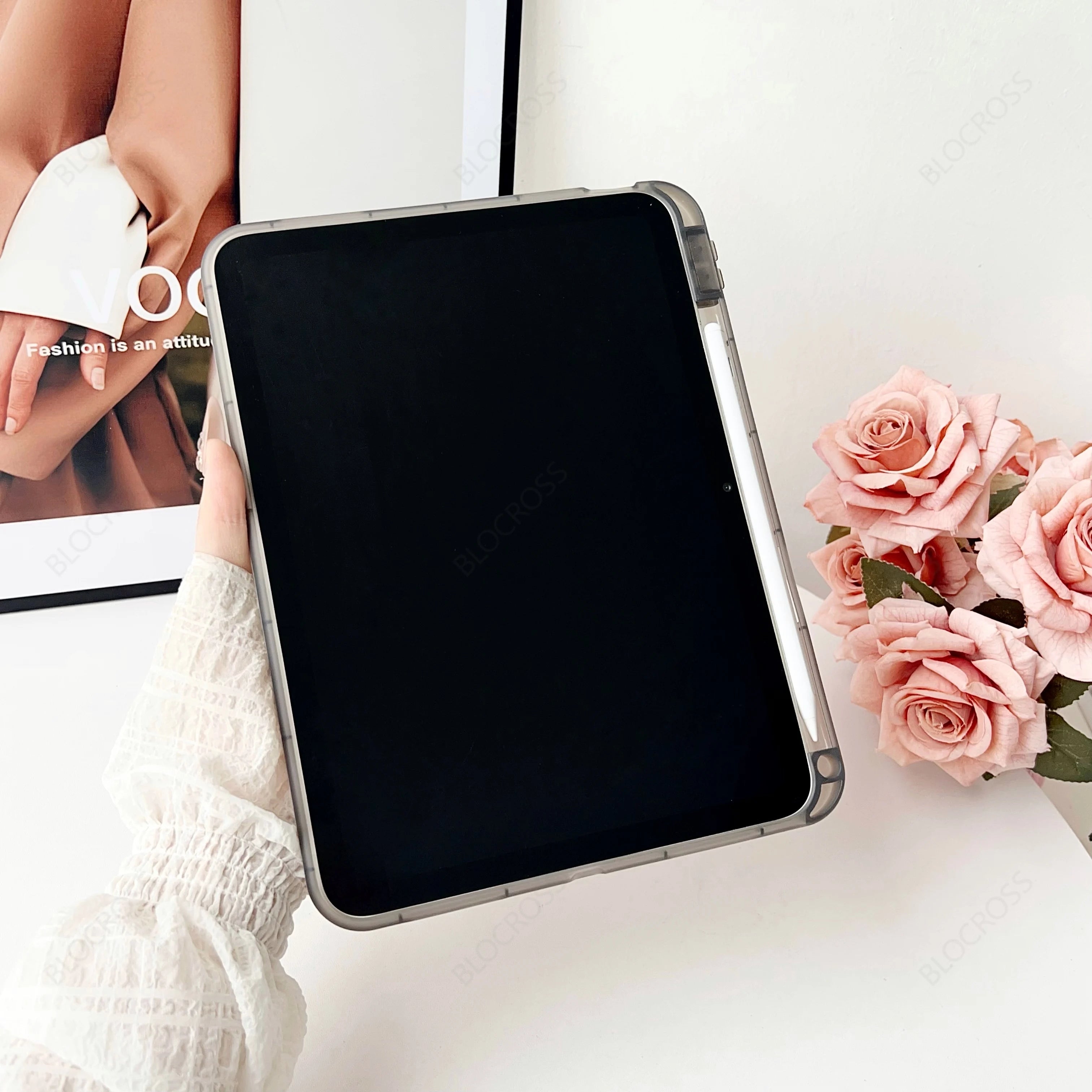 For iPad 5th 6th 9.7' 7th 8th 9th 10.2' Air 4 Air 5 Air 11 A16 2025 Pro11 10th iPad Mini 4 5 6 7 Hard PC+TPU Stand Cover Case