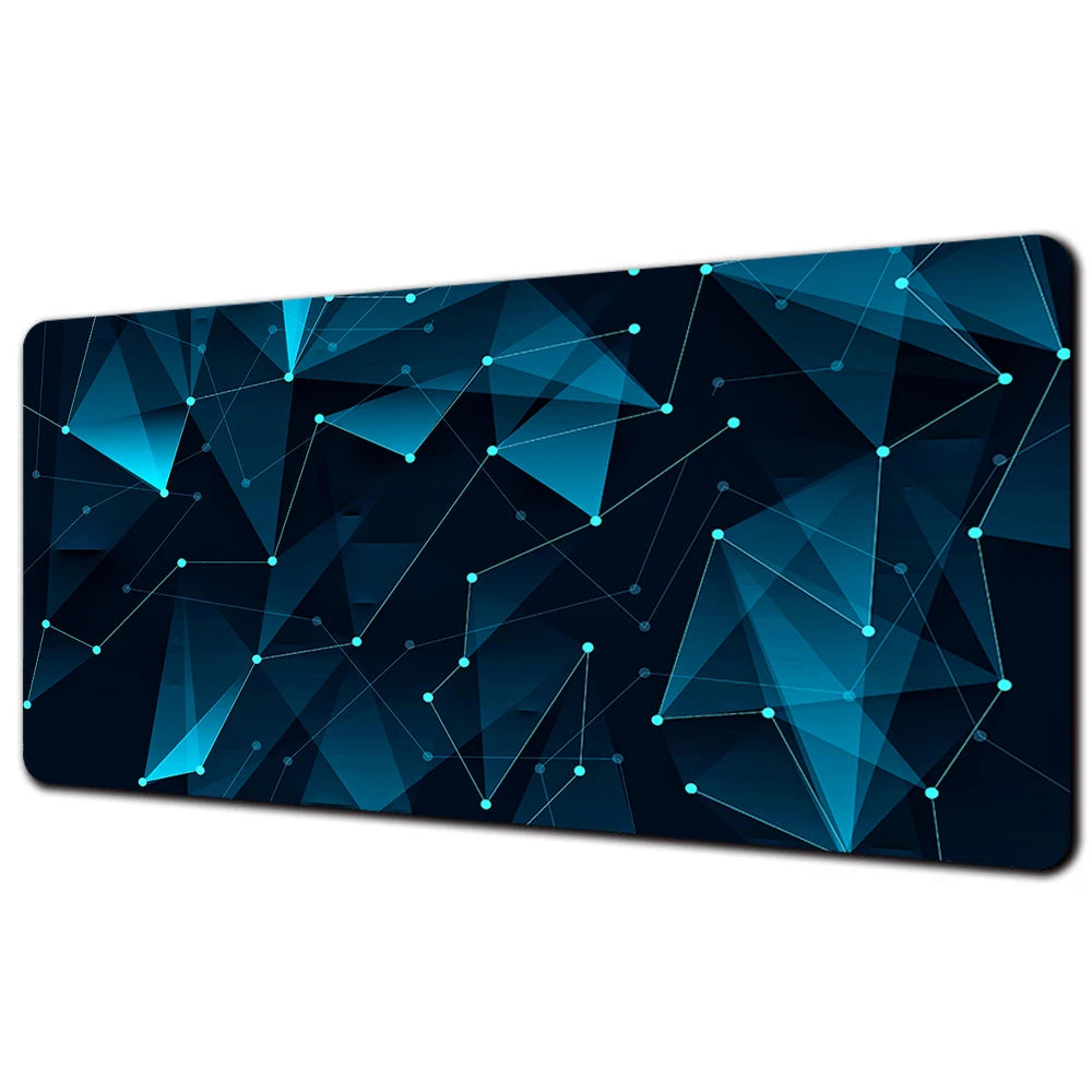 XXL Computer Gaming Locking Edge Mice Pad Keyboard Table Mat Geometric Art Large Gaming Desk Pad Pc Gamer Big Size Mousepad Gift