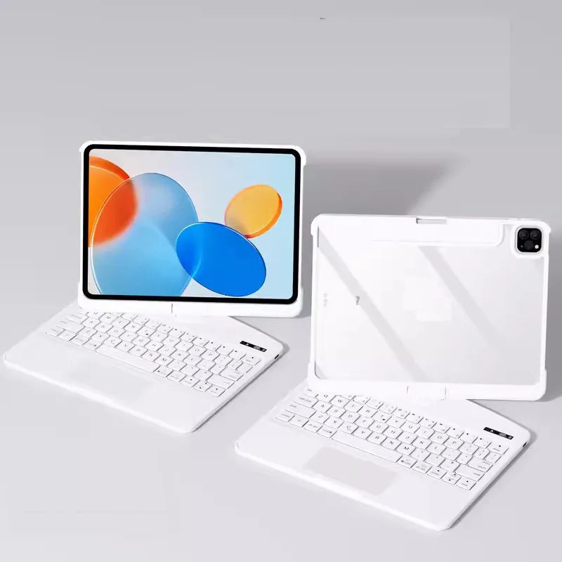 for IPad 11th Gen A16 2025 Air 11inch M3 M2 10th Gen A2696 A2757 Air 7 6 5 4 10.2 9th 8th 7th Pro 11 Hard Touchpad Keyboard Case