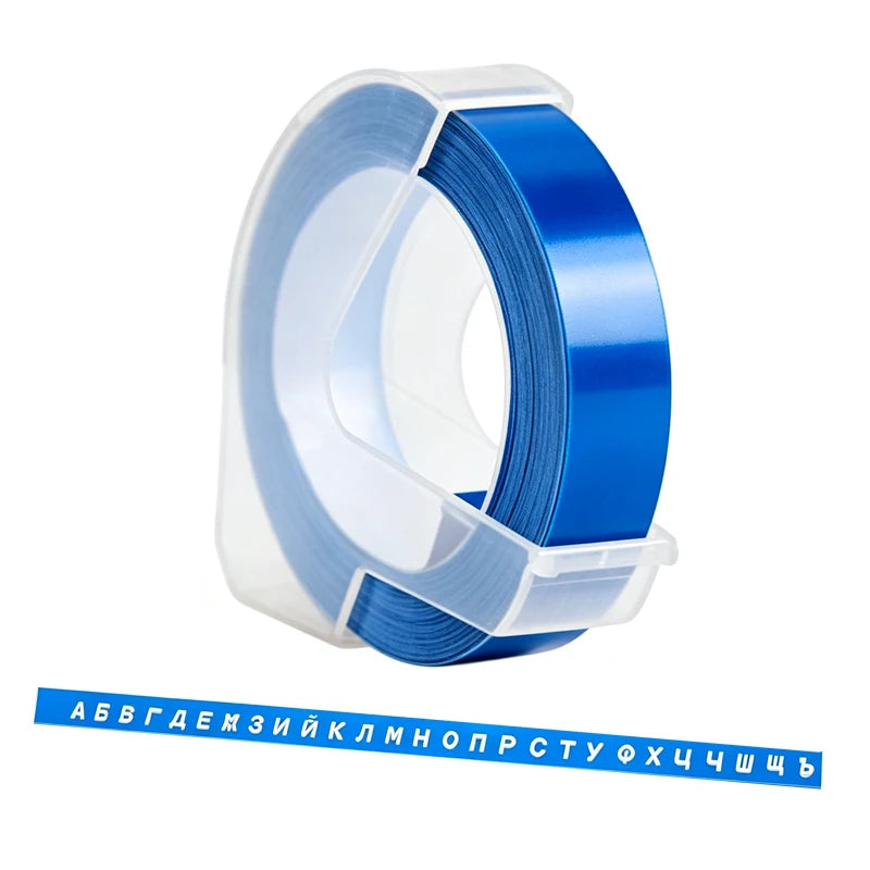 6MM 9MM 12MM 3D Embossing Label Refill Printer Ribbon PVC LABEL Motex E101 1610 12965 1880 Label Machine Tapes