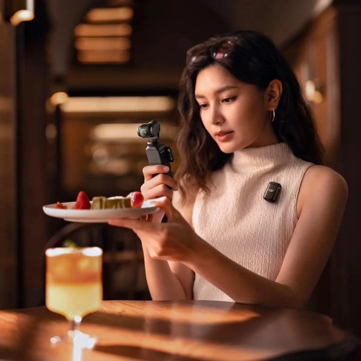 DJI Osmo Pocket 3 Portable Handheld Vlog Video Camera with 1 Inch CMOS Sensor, 4K 120fps Recording & 3 Axis Gimbal Stabilizer, Smart Face & Subject Tracking