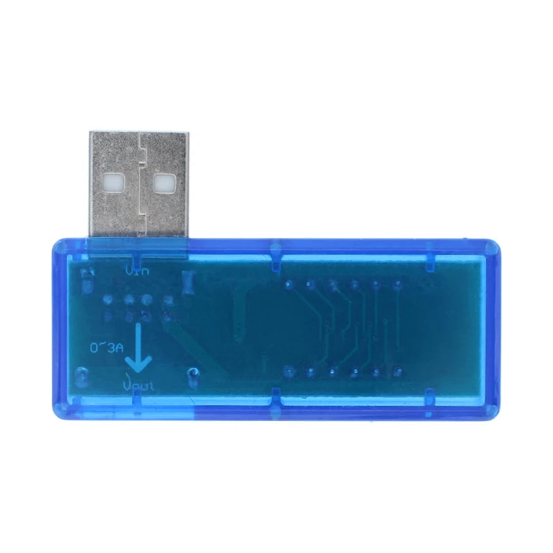 Digital USB Mobile Power charging current voltage Tester Meter Mini USB charger doctor voltmeter ammeter Turn transparent