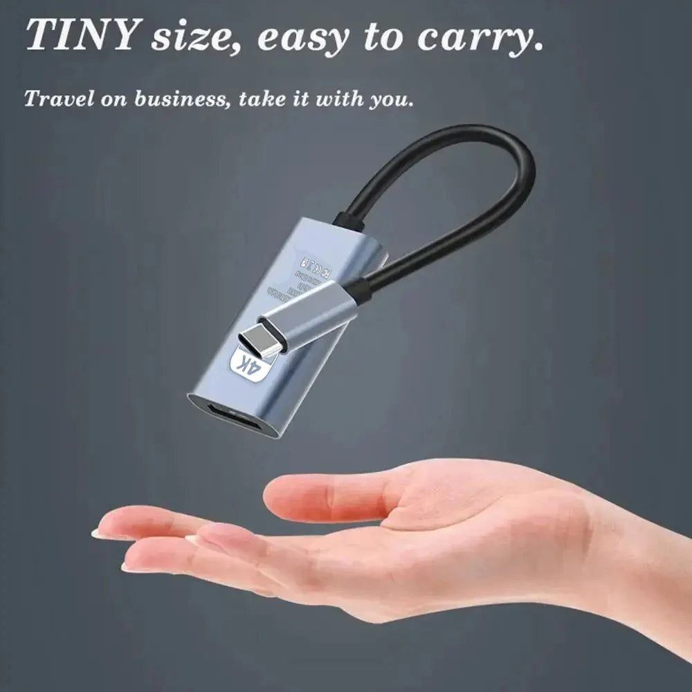 TYPE C to HDMI 8K 4K Adapter USB C USB3.1 Male to HDMI-compatible Female Converter Cable for Laptop Tablet TV MacBook
