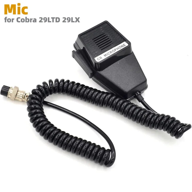 CB Microphone 4 Pin CB Radio Mic for Cobra 29LTD 29LX 29NW 25LTD 19DXIV PR240 PR4250 MRHH200 Uniden PC78LTX Midland Mobile Mic