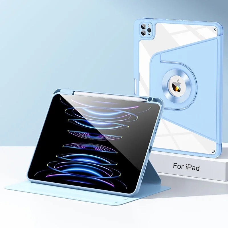 For iPad Air Pro 11 12.9 13 inch Case 2024 Magnetic Detachable Cover iPad Air 5th 4th 10.9 10th 10.2 9 9th 8th Generation Funda