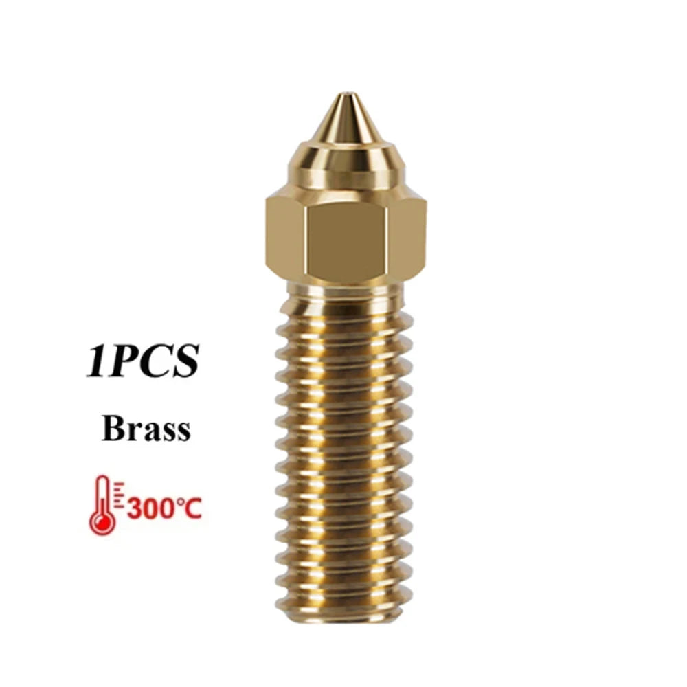 Nozzle For Creality K1 Max Ender 3 V3 KE CR-M4 Bimetal Plated Copper Hard Steel Brass For Vyper Kobra Sovol SV06 Plus/SV07